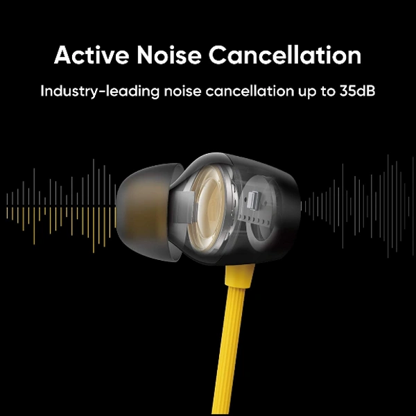 Realme Buds Wireless 2 Neo (Black) Earphones , Bass Boost+ & Magnetic Instant Connection 